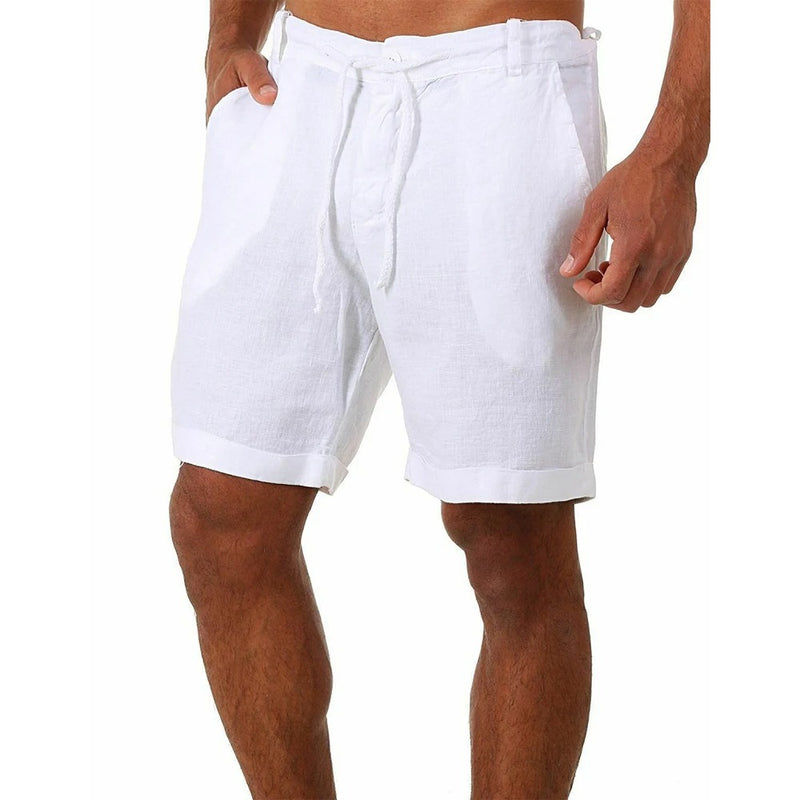 Ralph Linnen Shorts | Stijlvolle linnen-cotton korte broek voor mannen