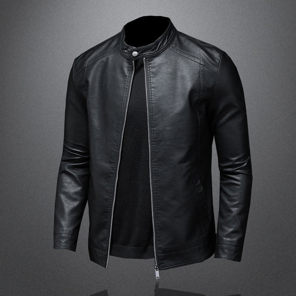 Goose biker jacket | Designer leren-look jas voor heren