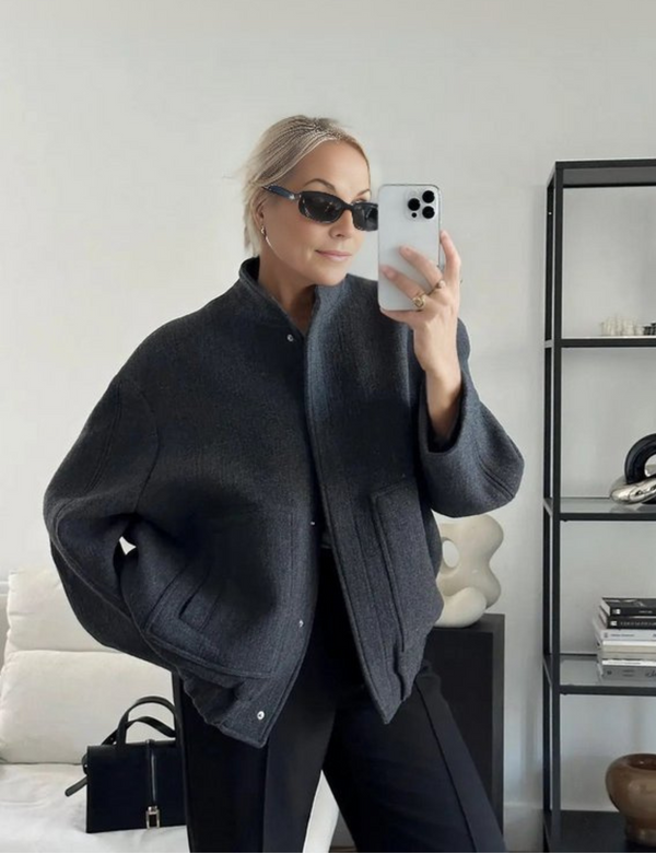 Lia Tweed Jacket | Moderne Oversized Tweedjas voor Dames