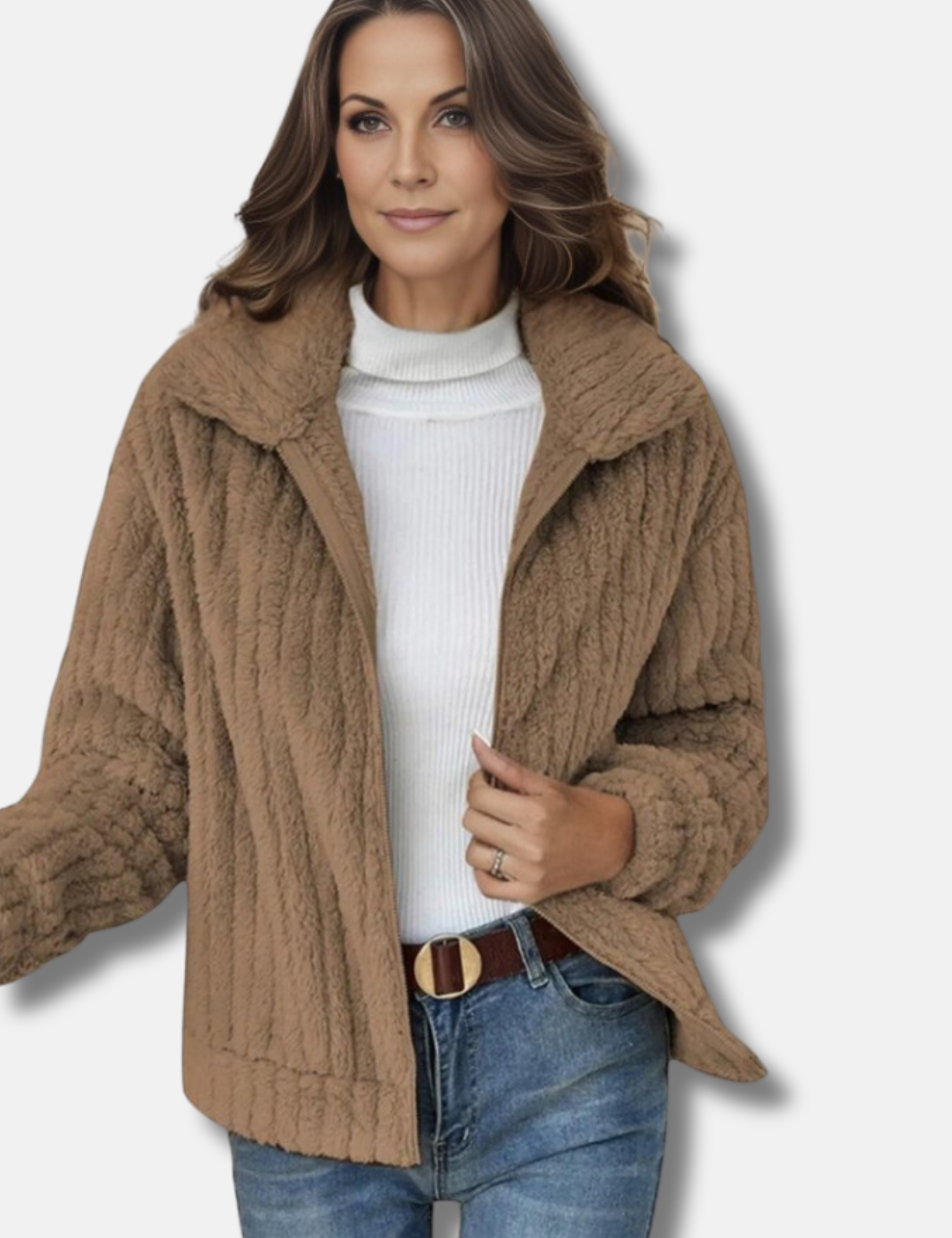 Merel Fleecejas | Elegante Warme Jas met Fleece voor Dames