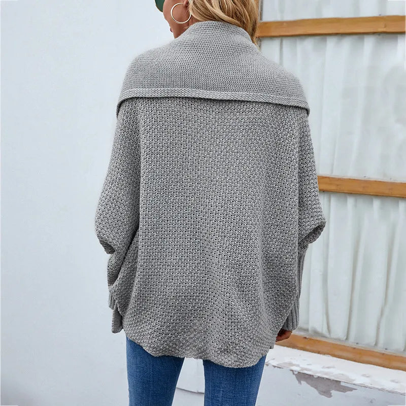 Clara Vest | Oversized Warm Gebreid Vest voor Vrouwen