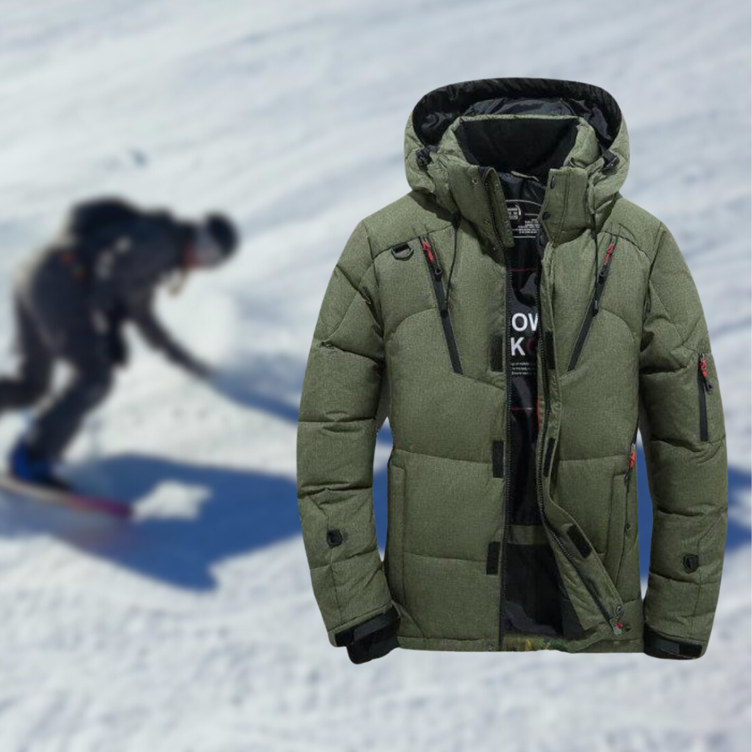 Goose Parka | Hoogwaardige winterjas voor heren met afneembare capuchon