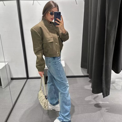 Eliza Couture jack | Trendy oversized korte jas voor dames