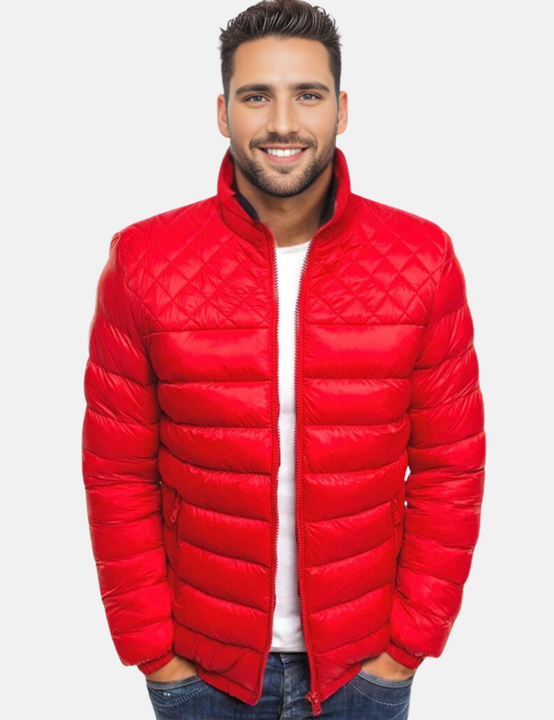 Marato Jacket | Luxe Sportieve Winterjas met Kraag voor Mannen