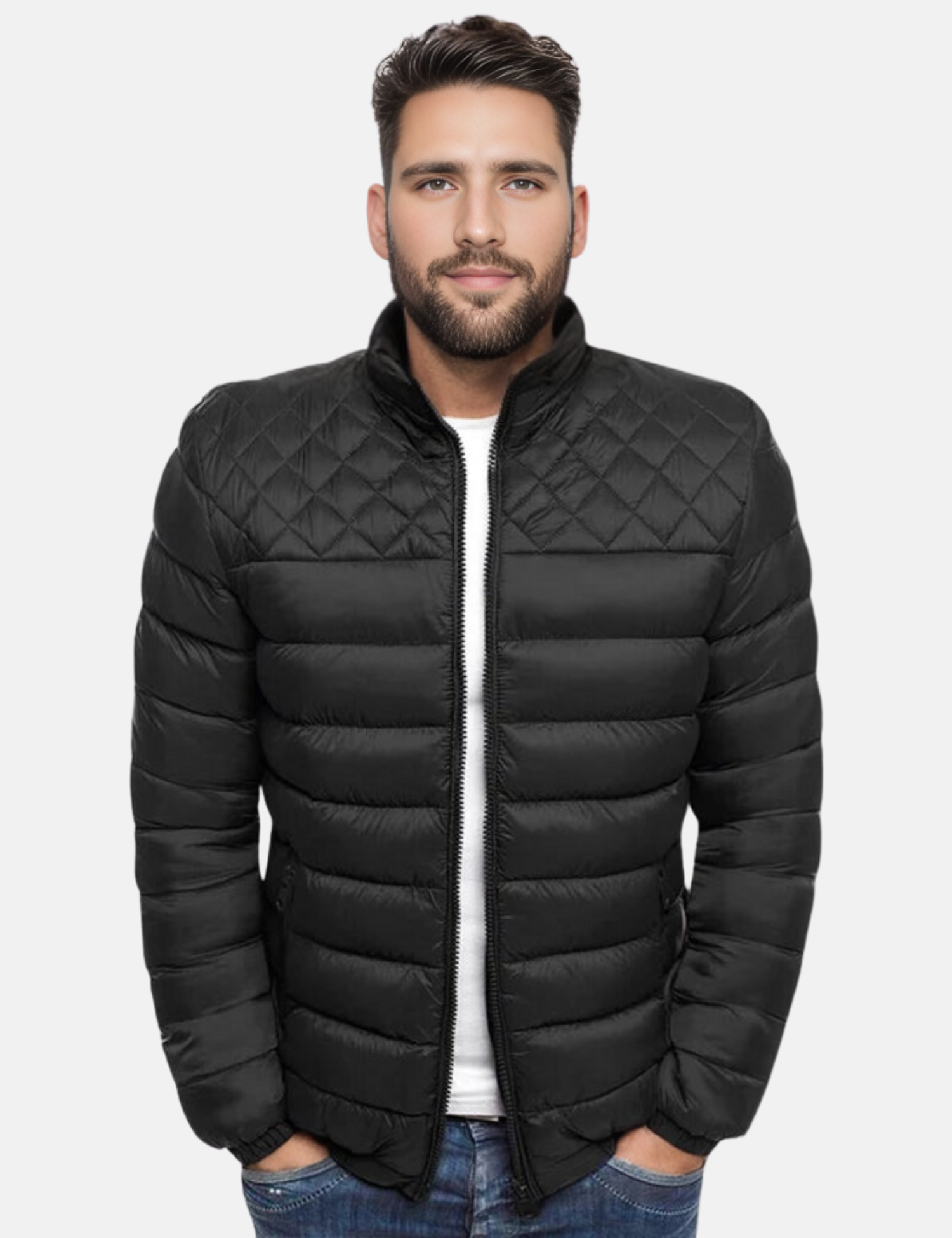 Marato Jacket | Luxe Sportieve Winterjas met Kraag voor Mannen