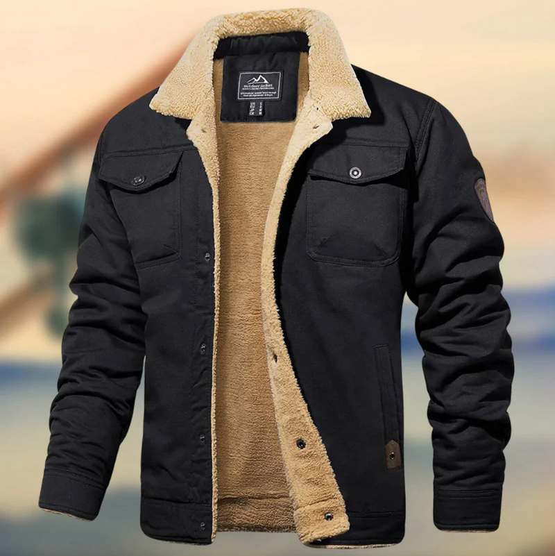 Patagona fleece jack | Stijlvolle heren jas met fleece voering