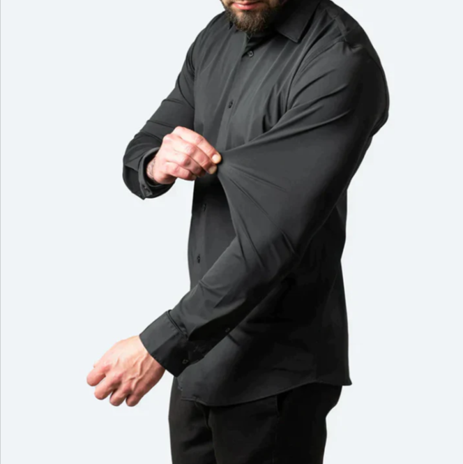 Ganti Stretch Shirt | Casual heren overhemd met premium stretch voor de beste pasvorm