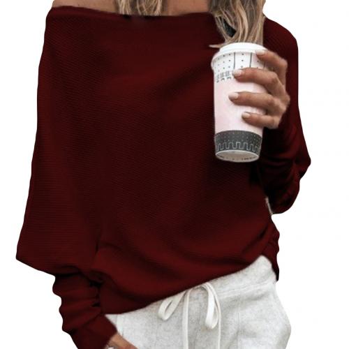 Fiona Trui | Trendy zachte schouderloze sweater