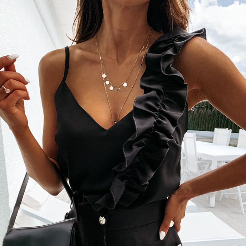 MaxMila Top | Elegante damesblouse met schuine strik details
