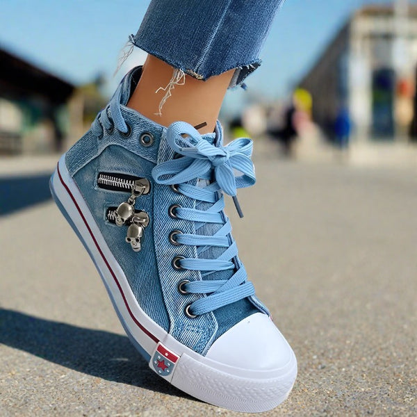 Dide All Star Gympen | Trendy comfort schoenen dames met rits