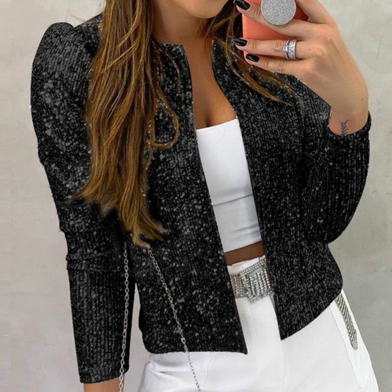 Mila Blazer | Elegante glitter blazer voor dames