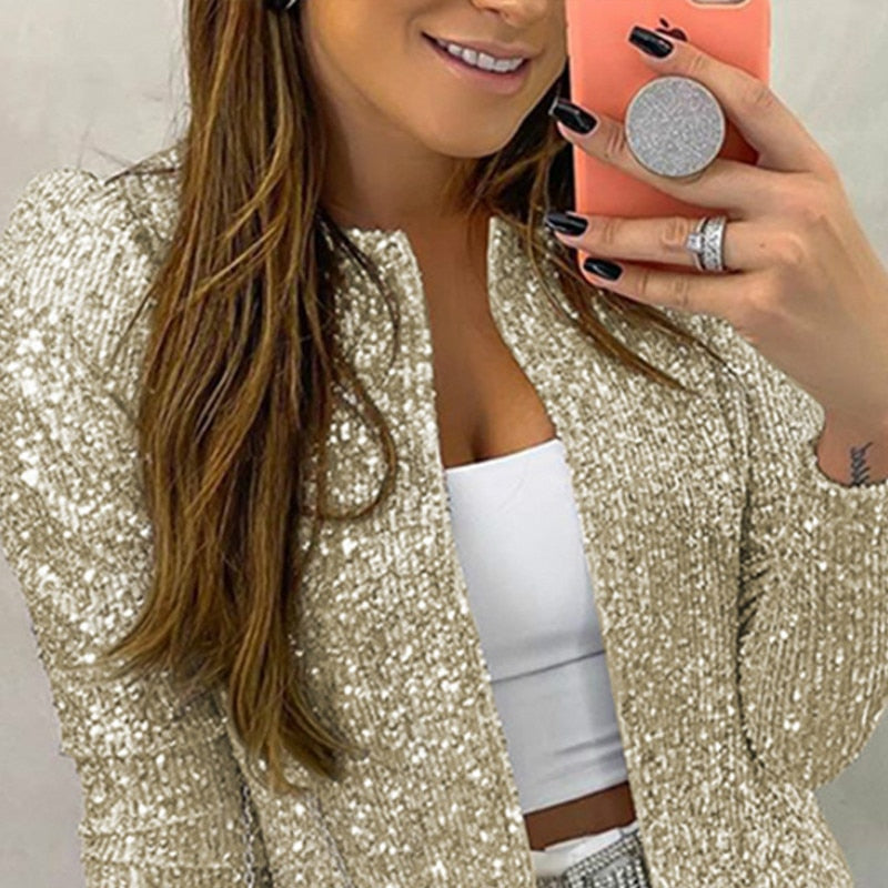 Mila Blazer | Elegante glitter blazer voor dames