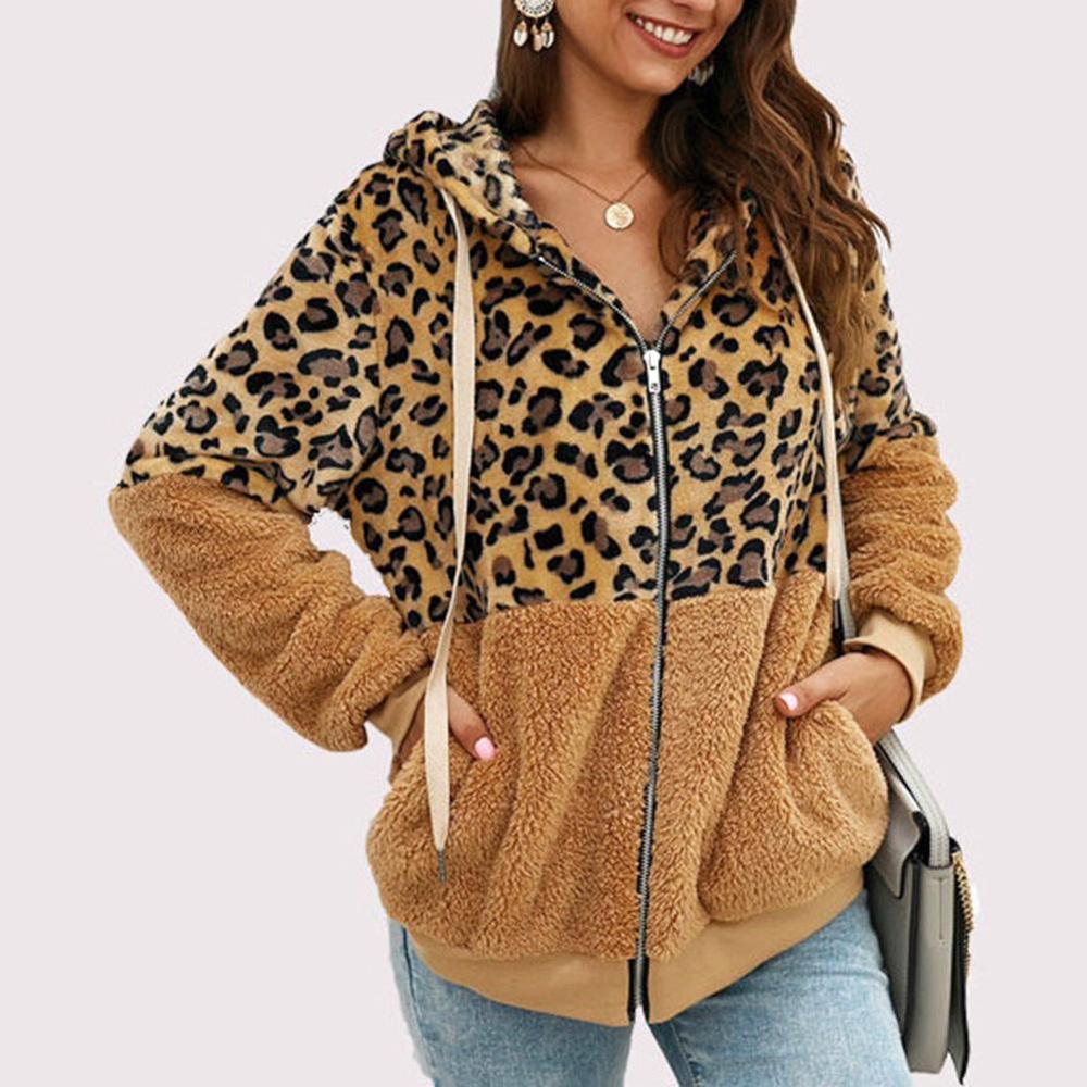 Vera Luipaard jas | Trendy zachte fleece jas met luipaard print