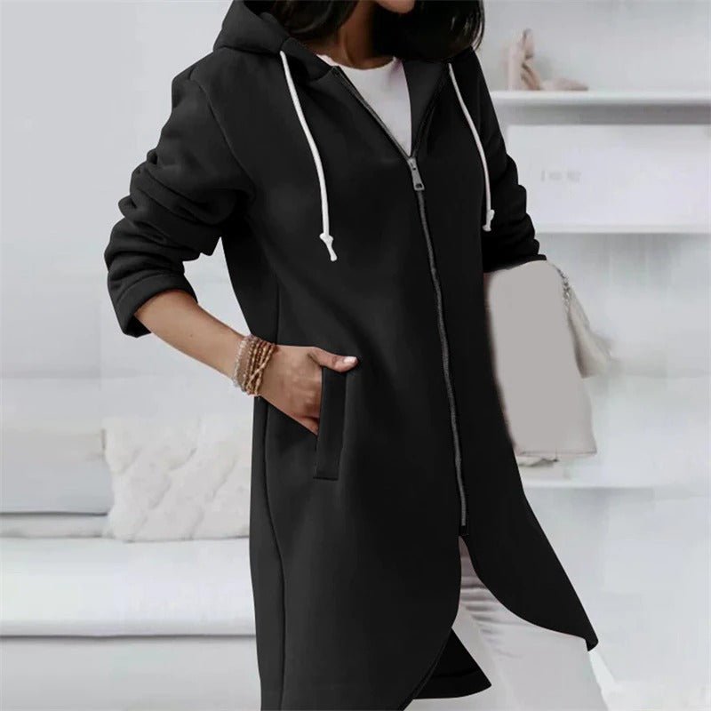 Loscana Jacket | Comfortabel lang vest voor vrouwen met capuchon