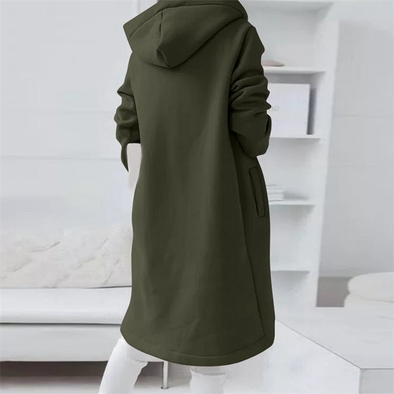 Loscana Jacket | Comfortabel lang vest voor vrouwen met capuchon